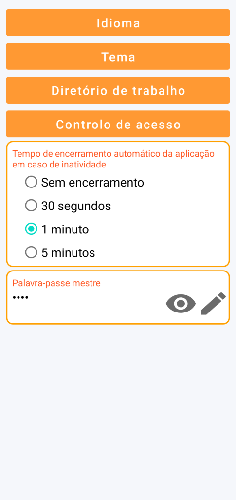 LocalSafeBox - Gestão do controlo de acesso