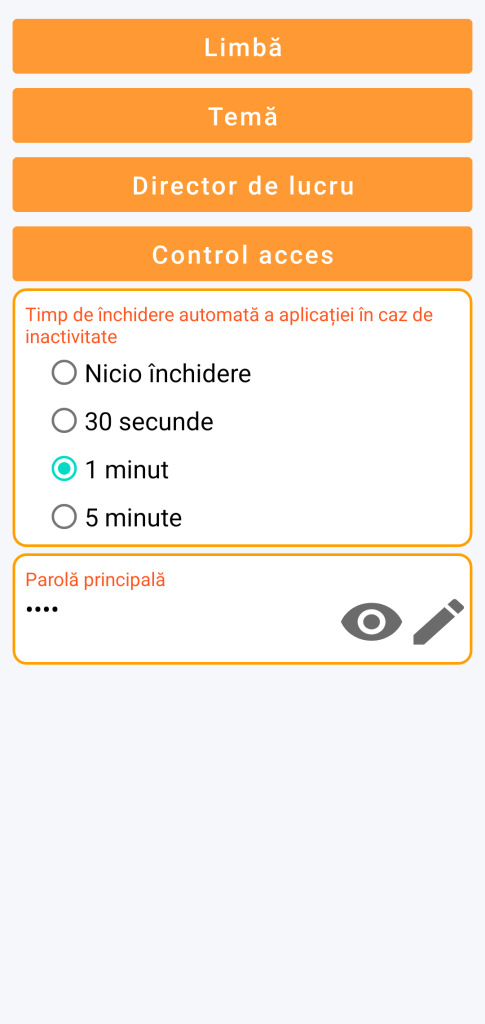 LocalSafeBox - Gestionarea controlului de acces