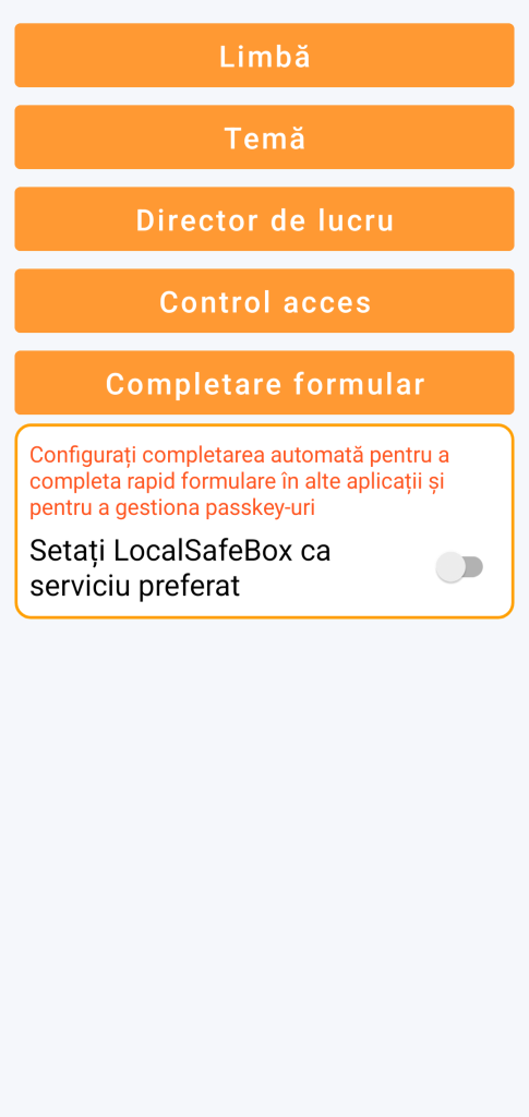Autofill (completare automată)