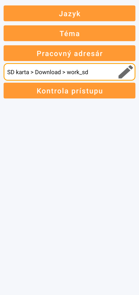 LocalSafeBox - Správa pracovného adresára