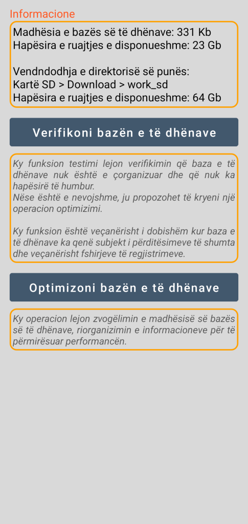 LocalSafeBox - Menaxhimi i mirëmbajtjes