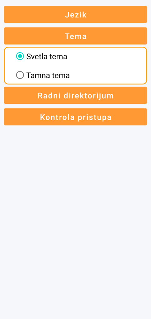 LocalSafeBox - Izbor teme