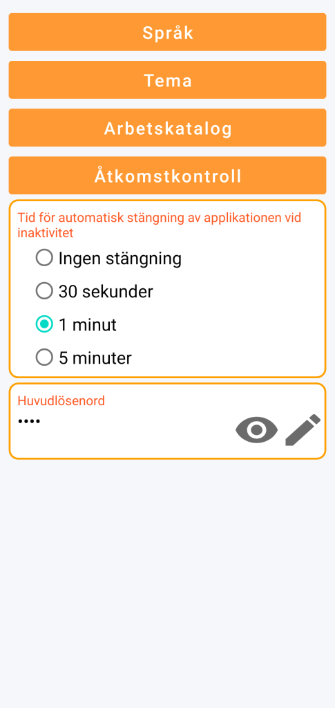LocalSafeBox - Hantering av åtkomstkontroll