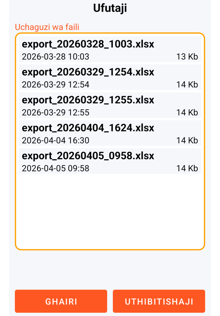 LocalSafeBox - Usimamizi wa faili ya XLSX ya kufuta