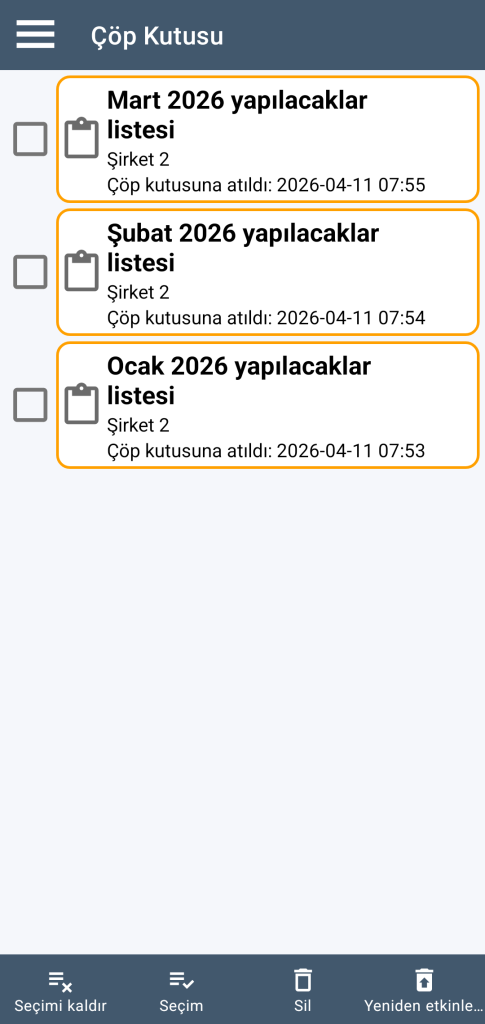 LocalSafeBox - Çöp Kutusu Yönetimi