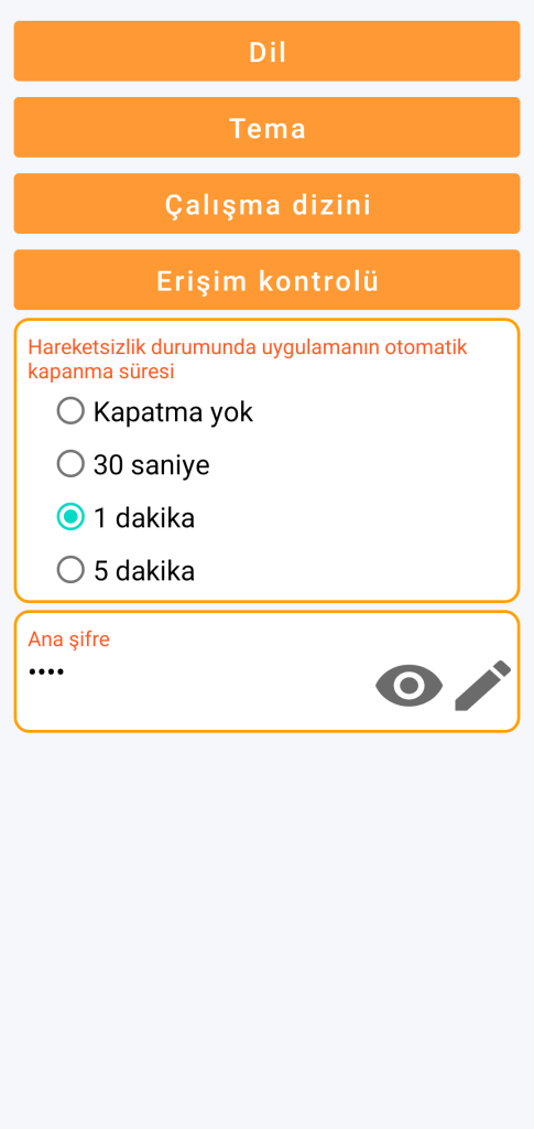 LocalSafeBox - Erişim kontrolü yönetimi