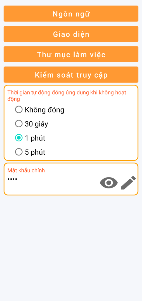 LocalSafeBox - Quản lý kiểm soát truy cập