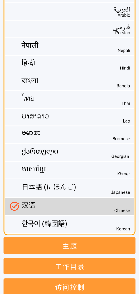 LocalSafeBox - 语言选择
