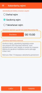 SOS Universal - gecikmə rejimi