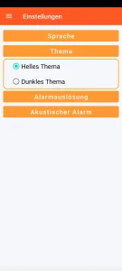 SOS Universal - Einstellung des visuellen Themas