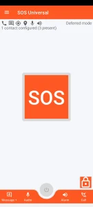 SOS Universal - main screen