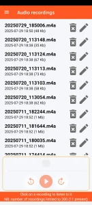 SOS Universal - audio recording management