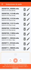 SOS Universal - gestión de grabaciones de audio