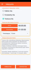 SOS Universal - toistuva tila