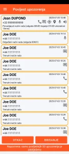 SOS Universal - povijest upozorenja