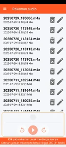 SOS Universal - manajemen rekaman audio