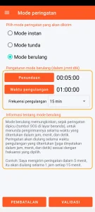 SOS Universal - mode berulang
