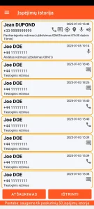 SOS Universal – įspėjimų istorija