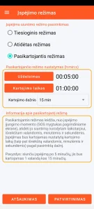 SOS Universal – pasikartojantis režimas