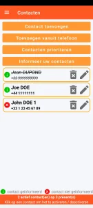 SOS Universal - contactbeheer