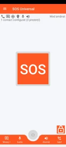 SOS Universal - ecran principal