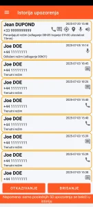 SOS Universal - istorija upozorenja